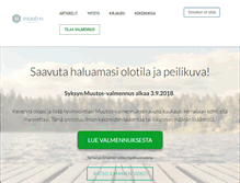 Tablet Screenshot of muutos.net